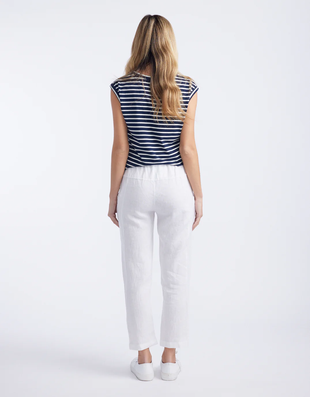 Luxe Linen Pants - White - Image 5