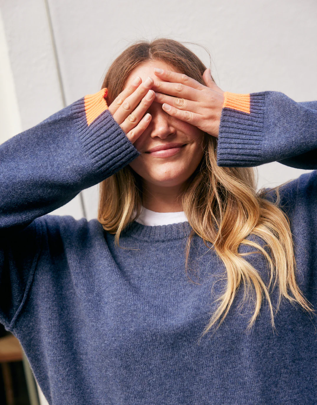 Marais Wool Cashmere Knit - Denim - Image 5