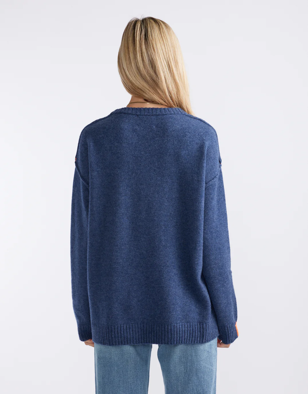 Marais Wool Cashmere Knit - Denim - Image 8