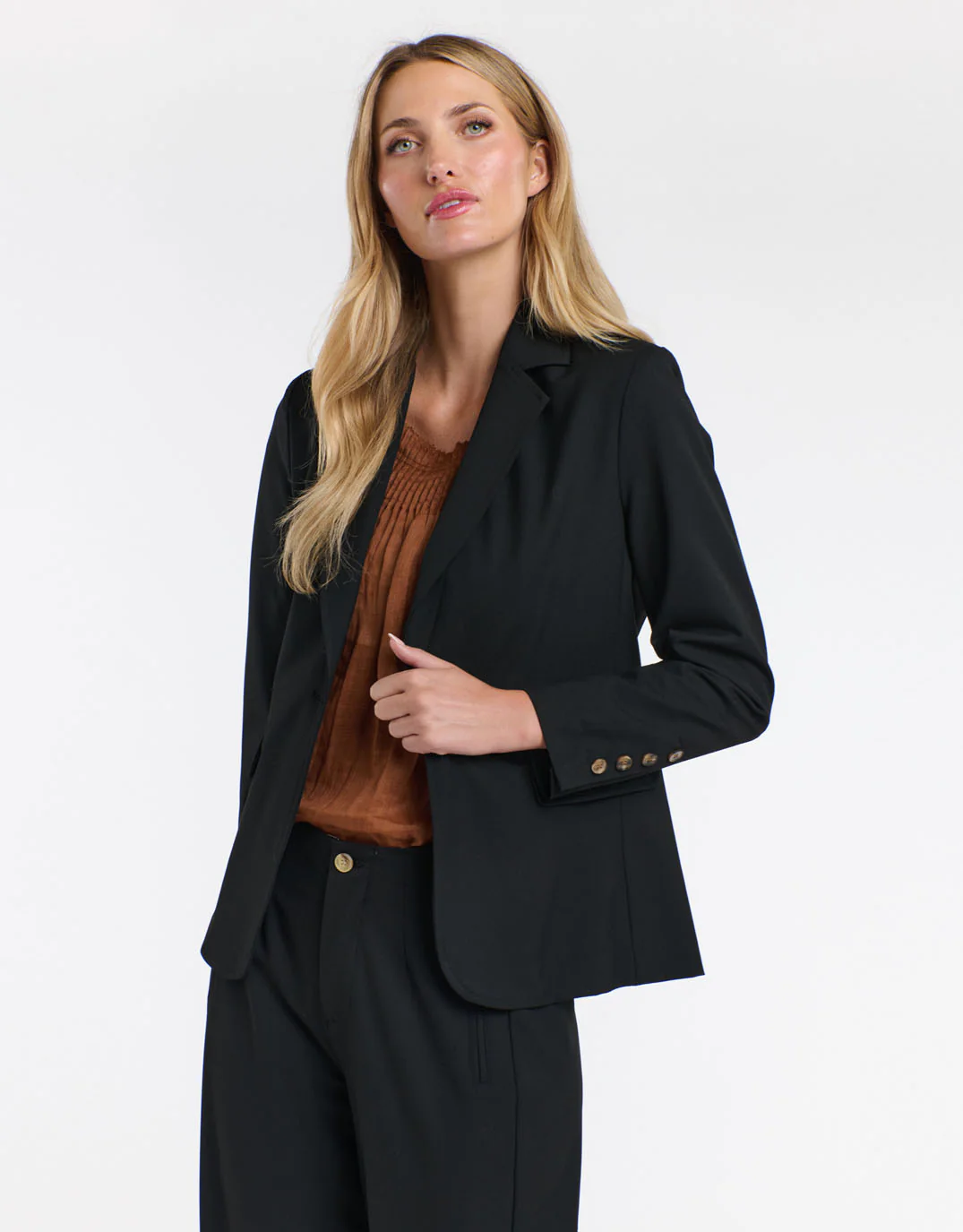 Mia Wallace Blazer - Black - Image 2