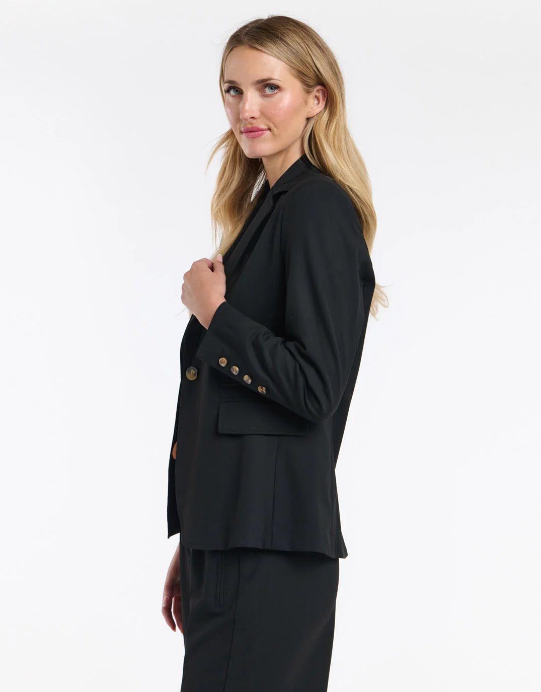 Mia Wallace Blazer - Black - Image 3