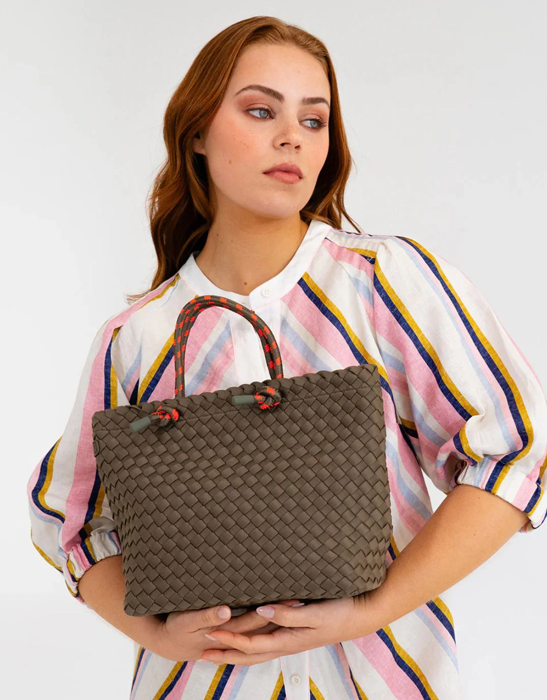Michigan Tote - Khaki Neo Plait - Image 2