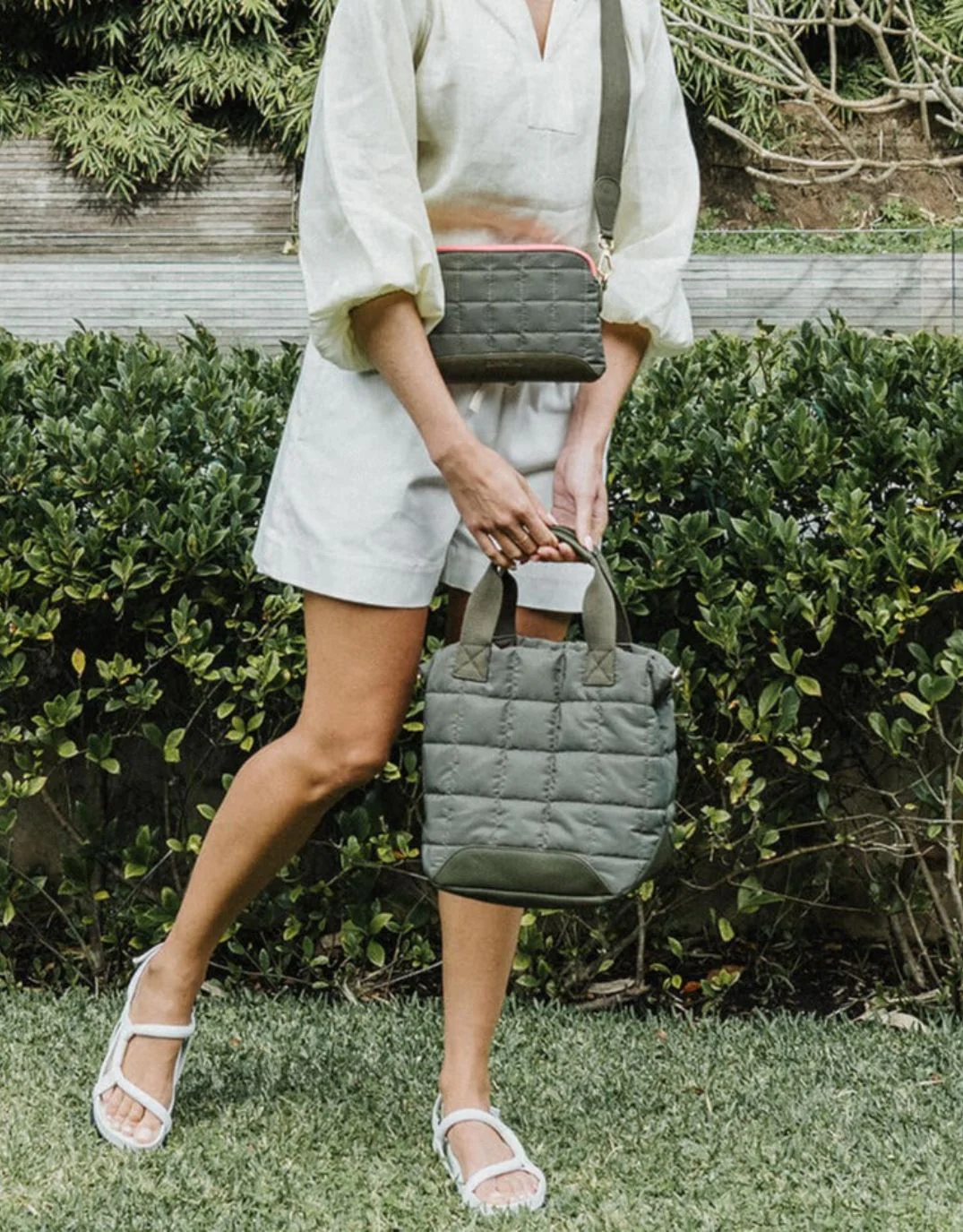 Mini Santa Monica Bag - Khaki - Image 2