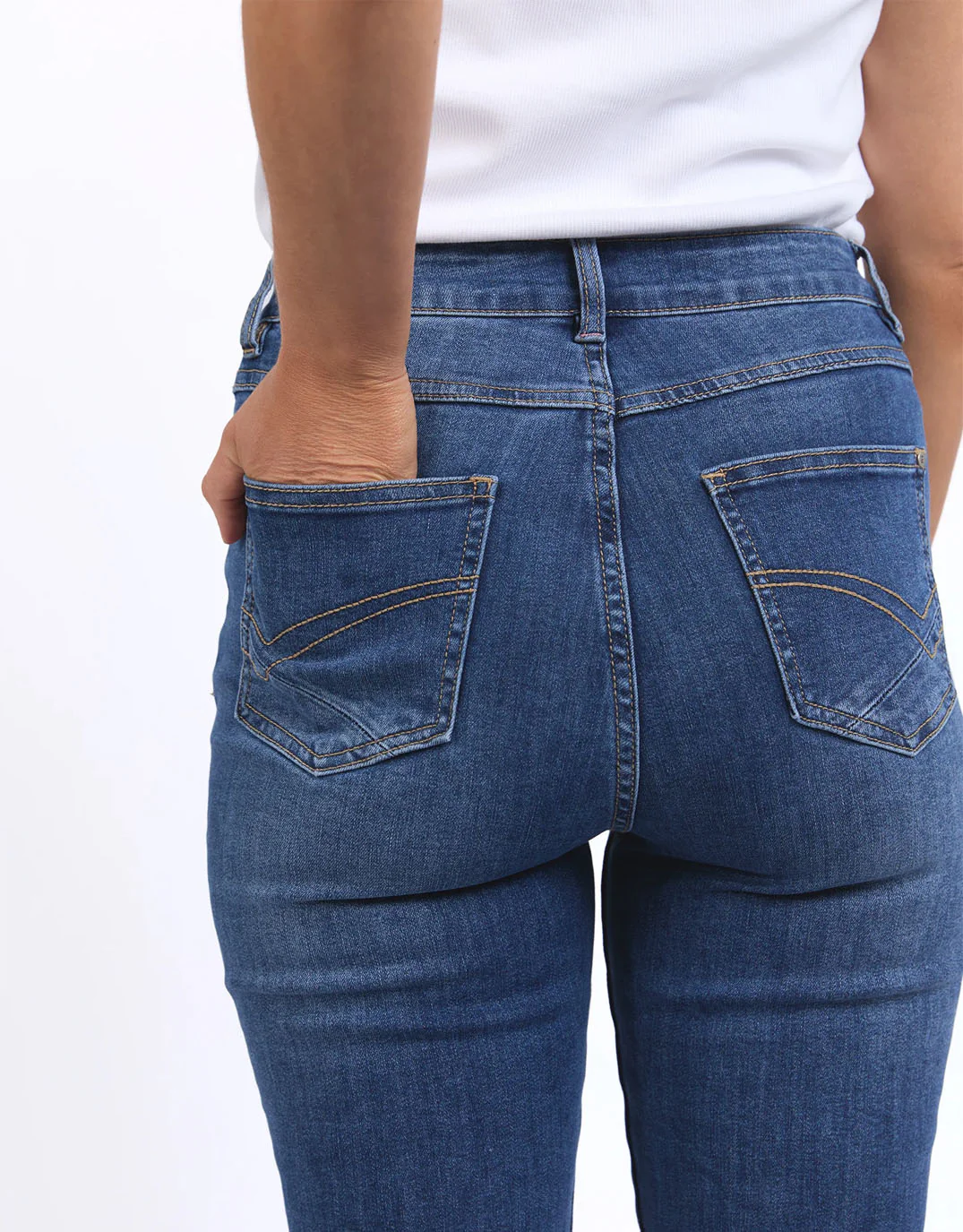 Mollie Capri Jean - Blue - Image 5