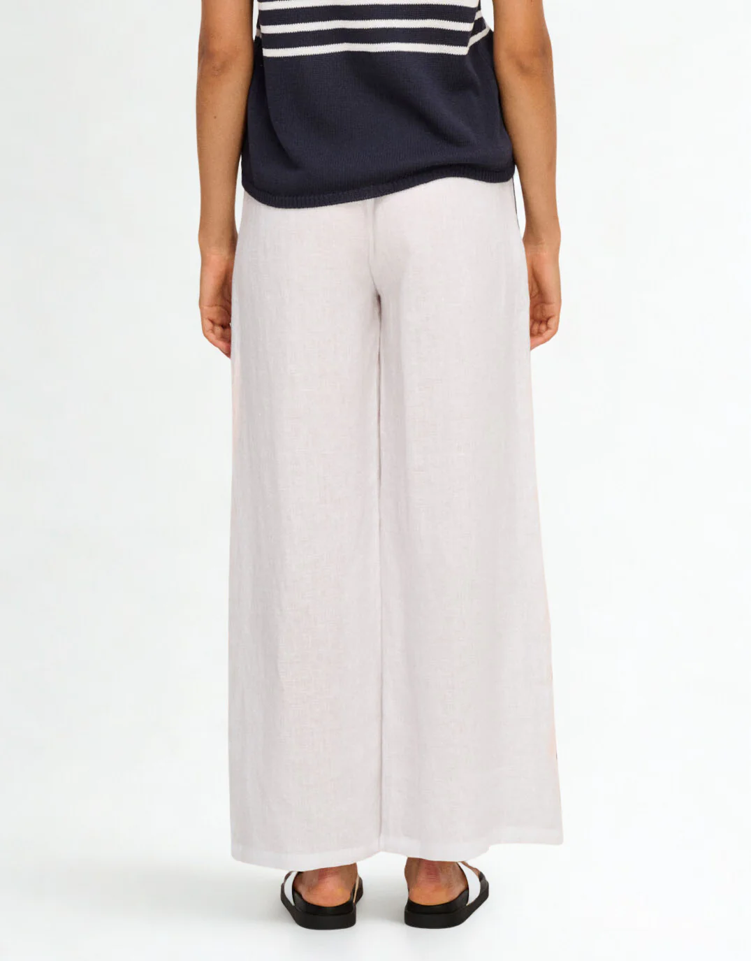 Monaco Pants - White/Navy - Image 4
