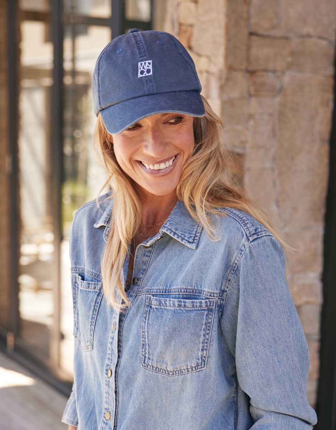 Monogram Cap - Washed Navy - Image 4
