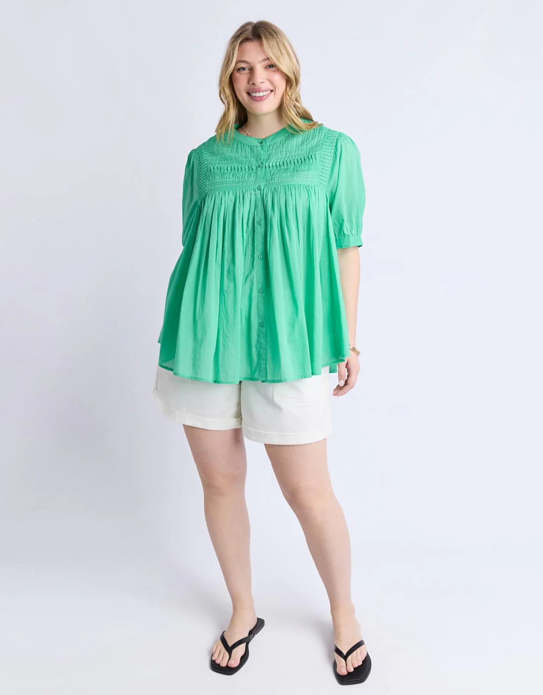 Monty Short Sleeve Shirt - Gumdrop Green - Image 3