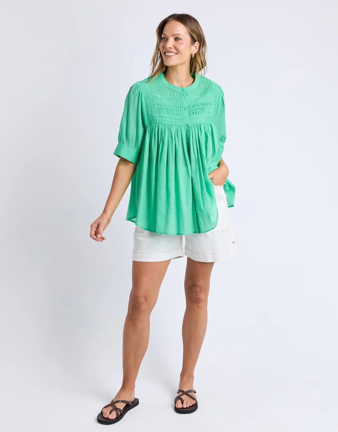 Monty Short Sleeve Shirt - Gumdrop Green - Image 4