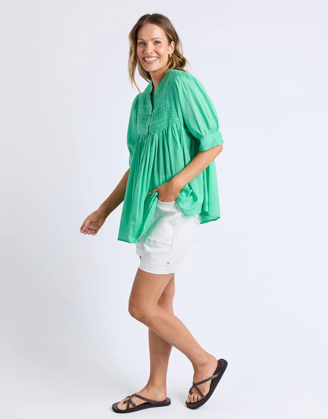 Monty Short Sleeve Shirt - Gumdrop Green - Image 6