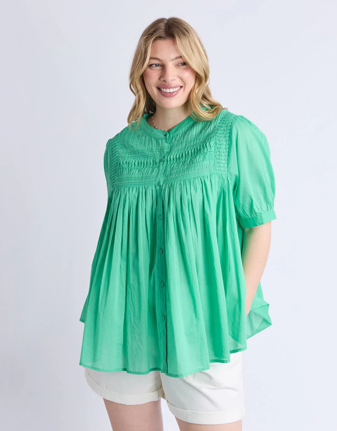 Monty Short Sleeve Shirt - Gumdrop Green - Image 7