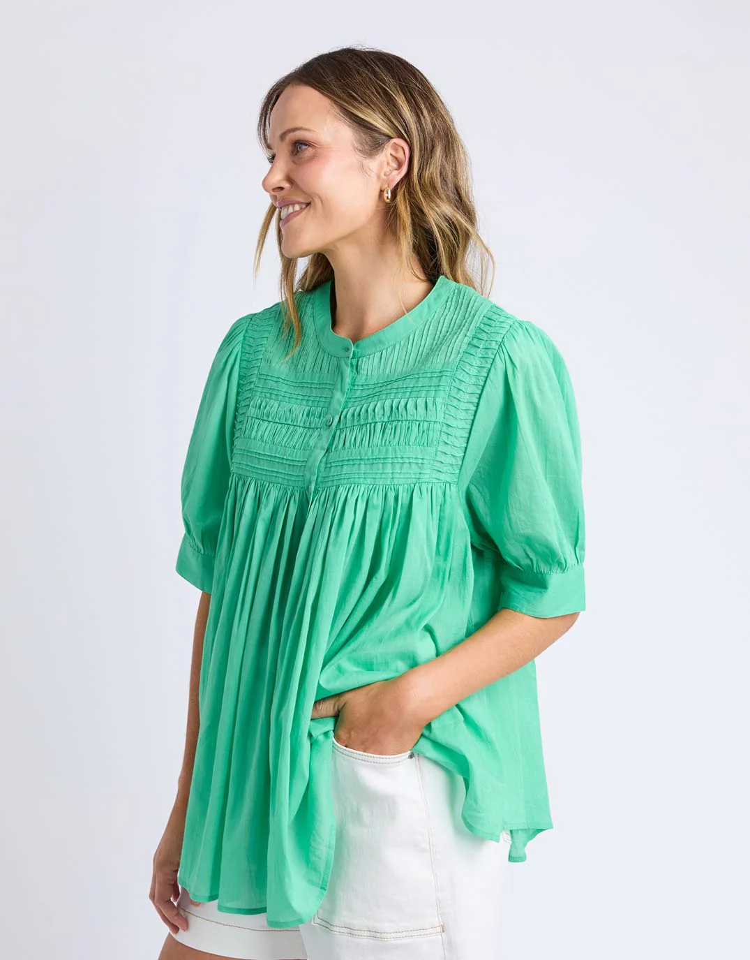 Monty Short Sleeve Shirt - Gumdrop Green - Image 8