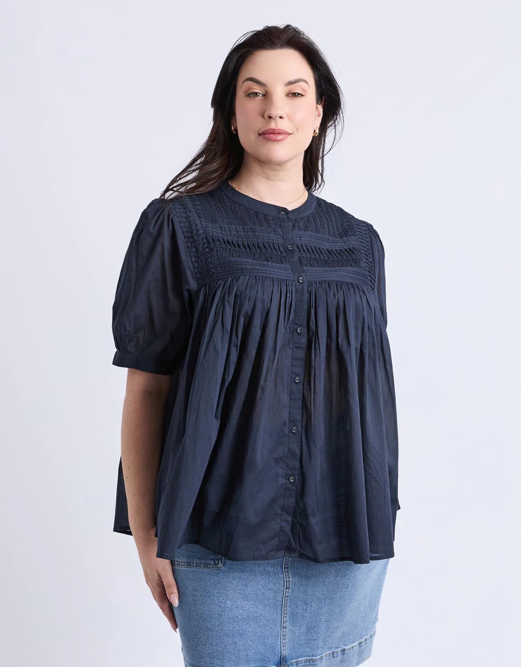Monty Short Sleeve Shirt - Navy