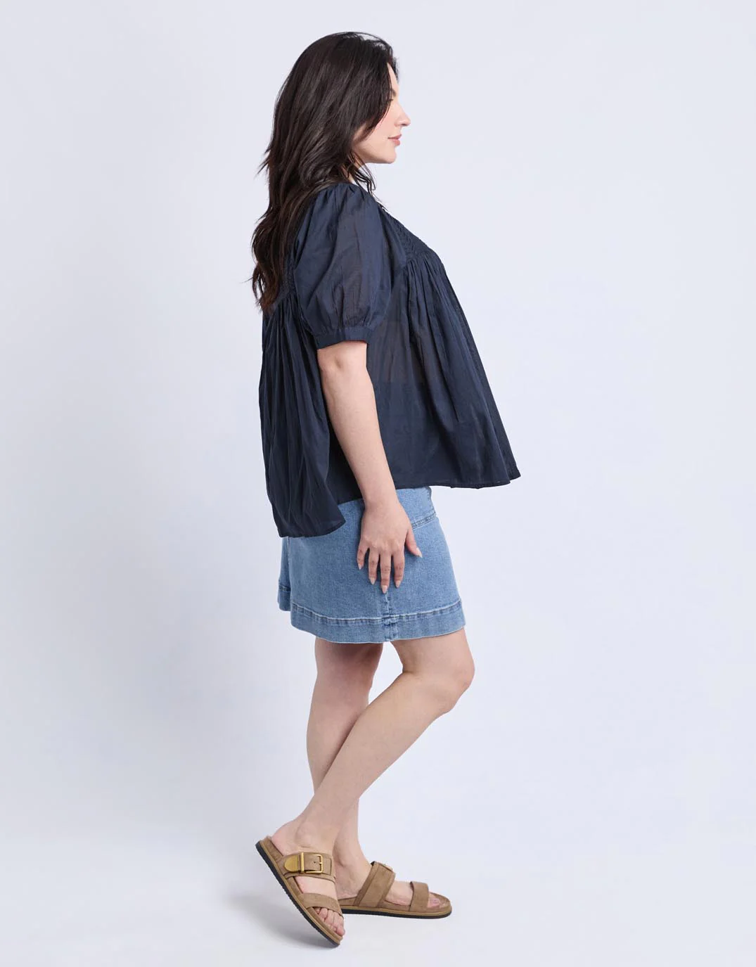 Monty Short Sleeve Shirt - Navy - Image 3