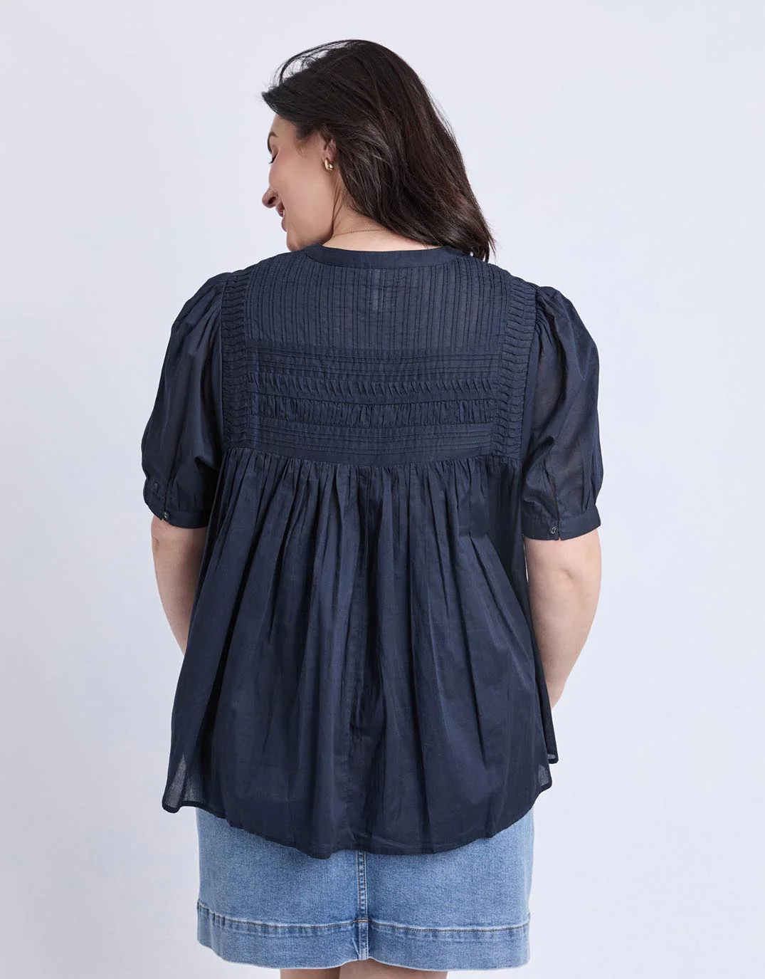 Monty Short Sleeve Shirt - Navy - Image 6