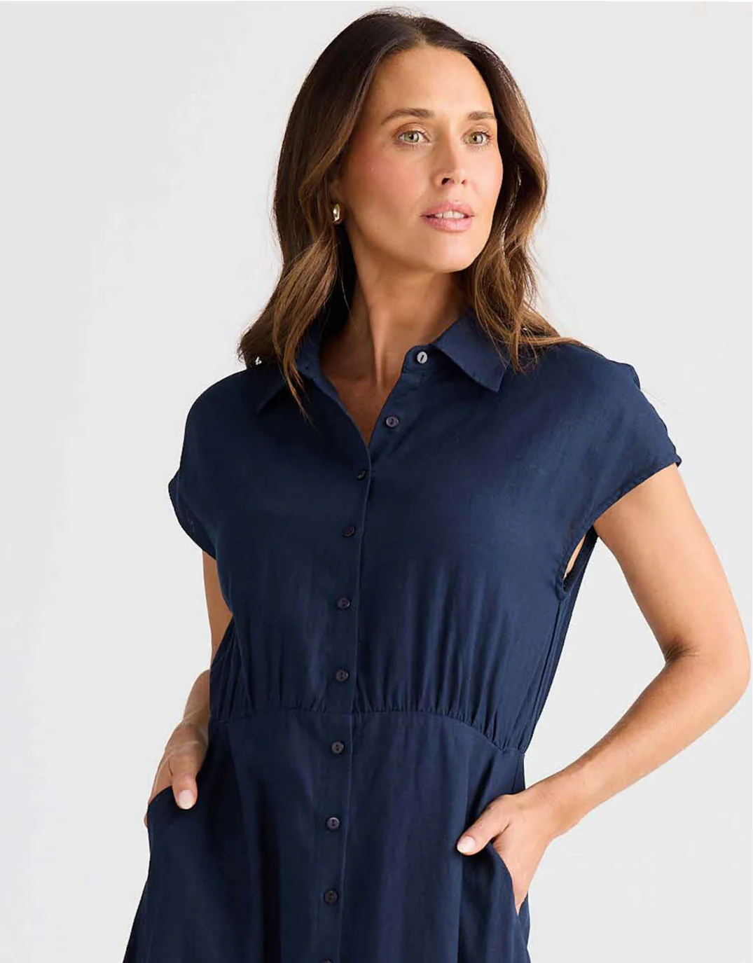 Musings Dress - Navy - Image 2
