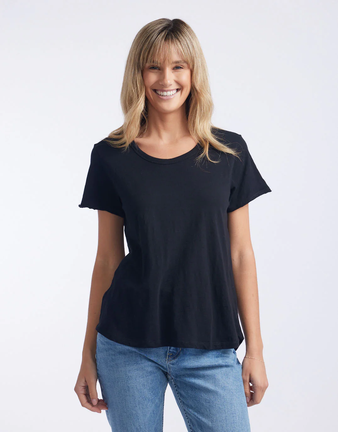 Original Round Neck T-Shirt - Black - Image 4