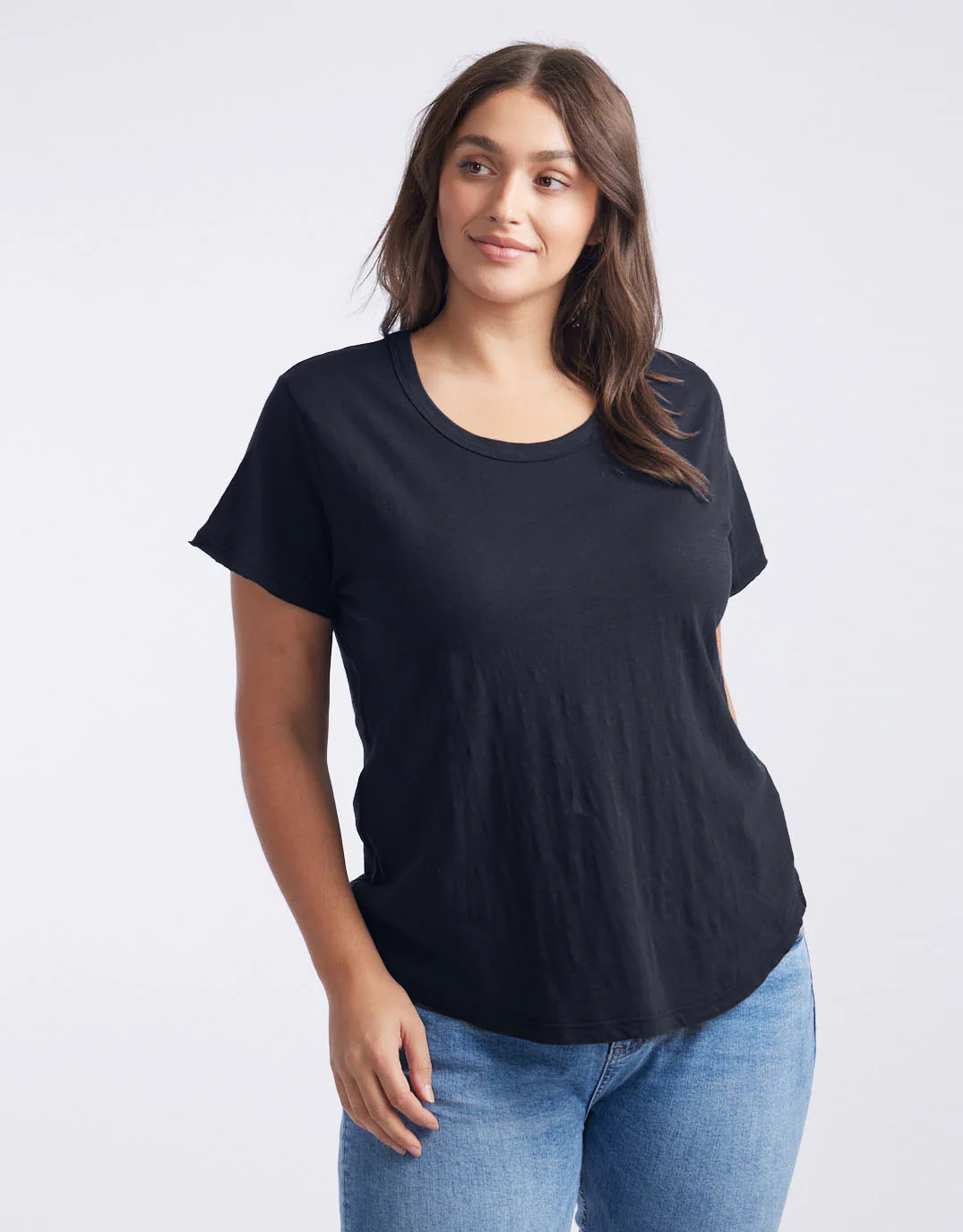 Original Round Neck T-Shirt - Black - Image 5