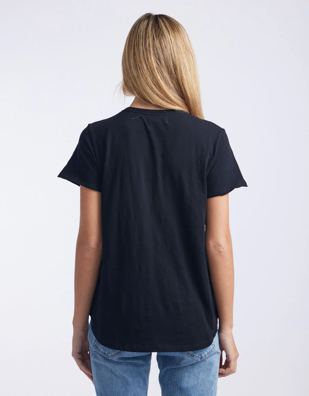Original Round Neck T-Shirt - Black - Image 6