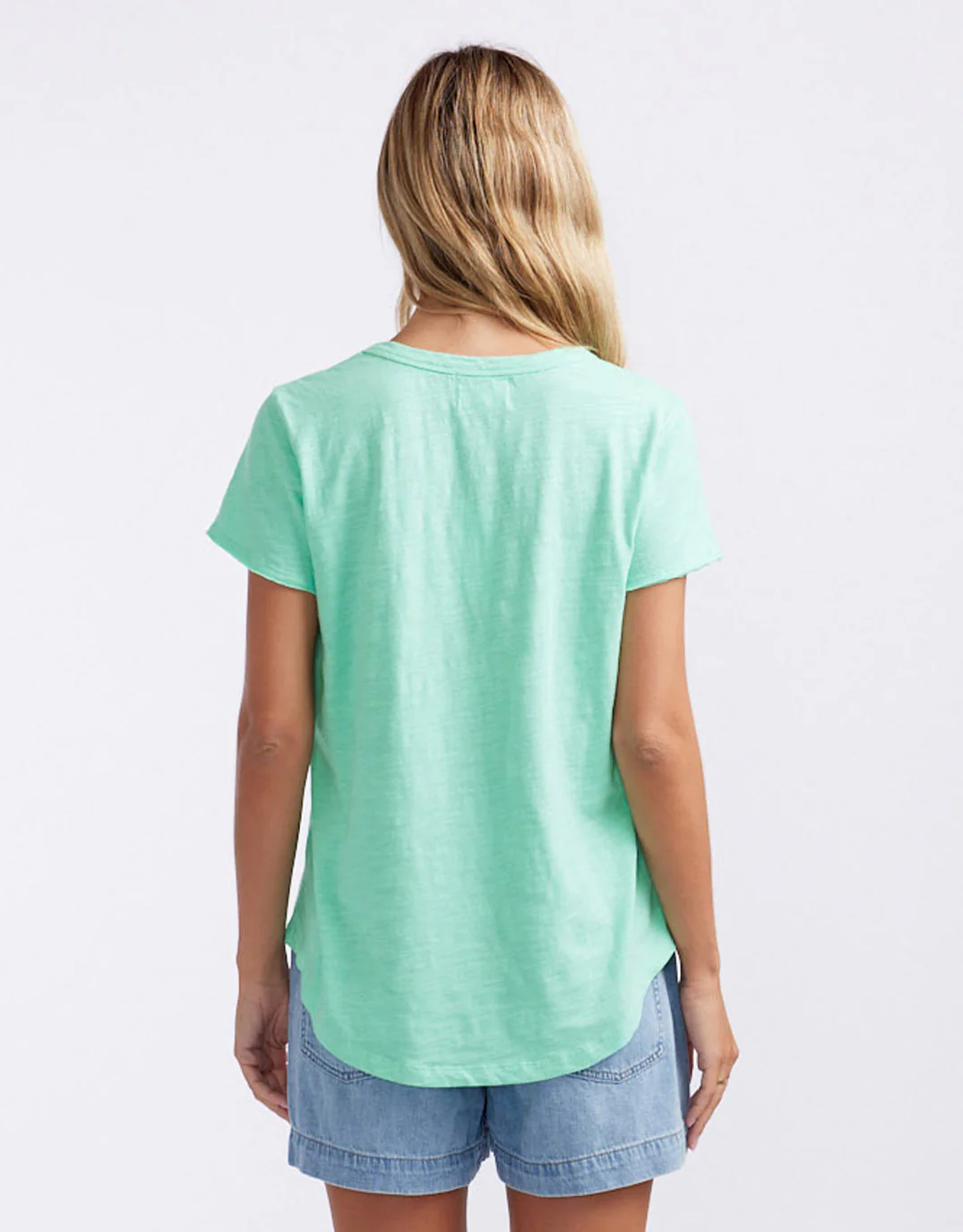 Original Round Neck T-Shirt - Honeydew Mint - Image 5