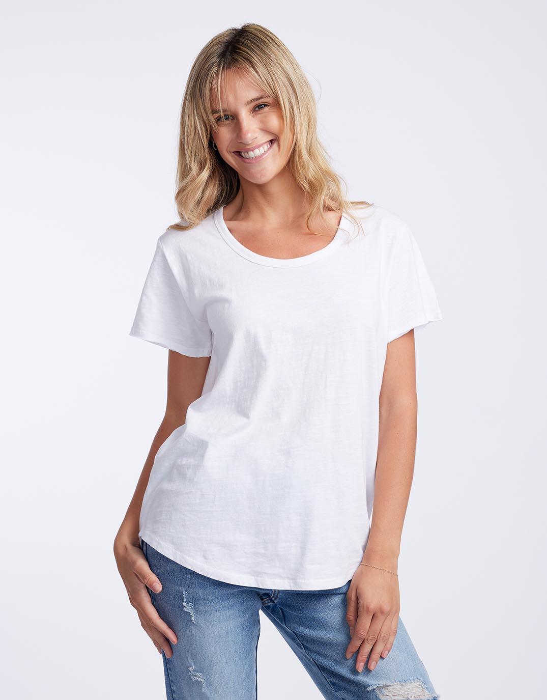 Original Round Neck T-Shirt - White - Image 3