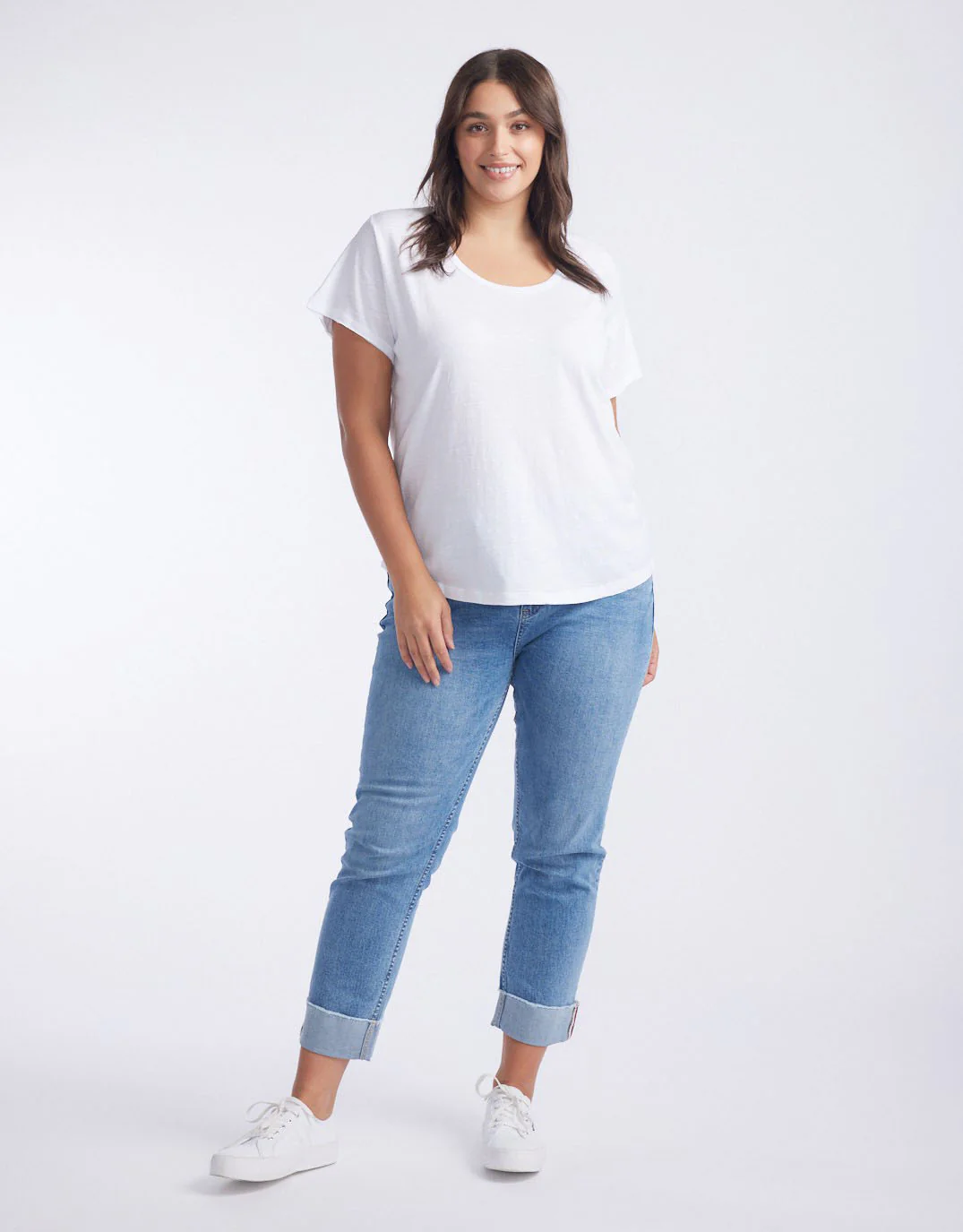 Original Round Neck T-Shirt - White - Image 4