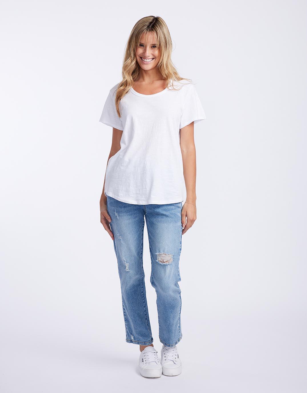 Original Round Neck T-Shirt - White - Image 5