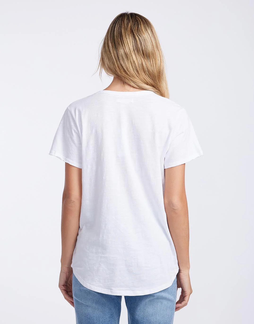 Original Round Neck T-Shirt - White - Image 7
