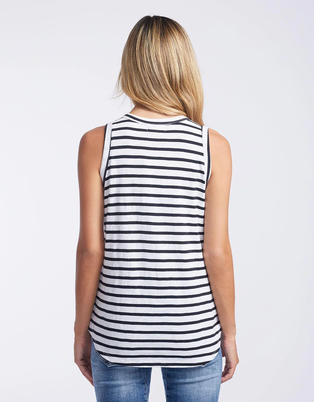 Original Tank - Black/White Stripe - Image 11