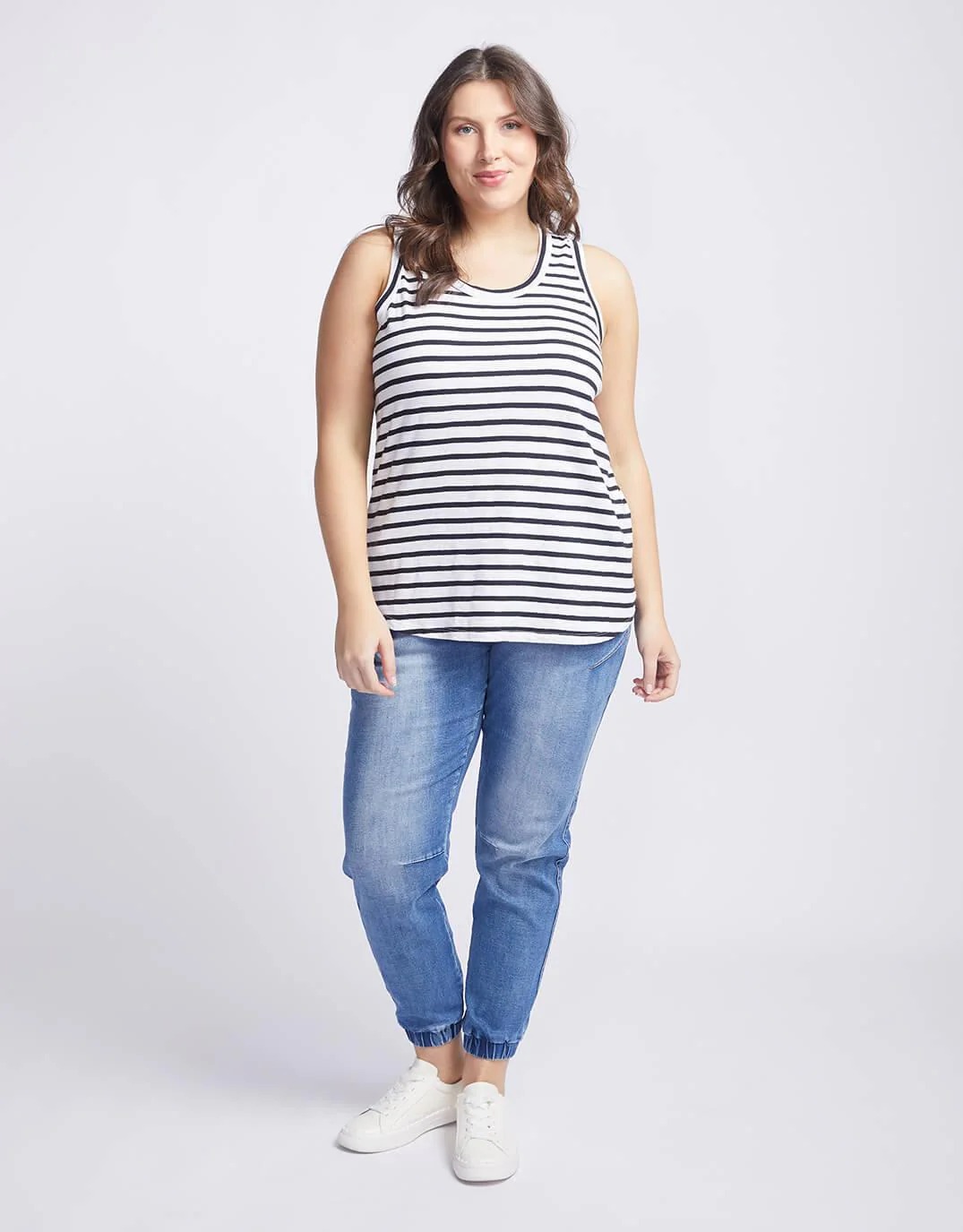 Original Tank - Black/White Stripe - Image 4