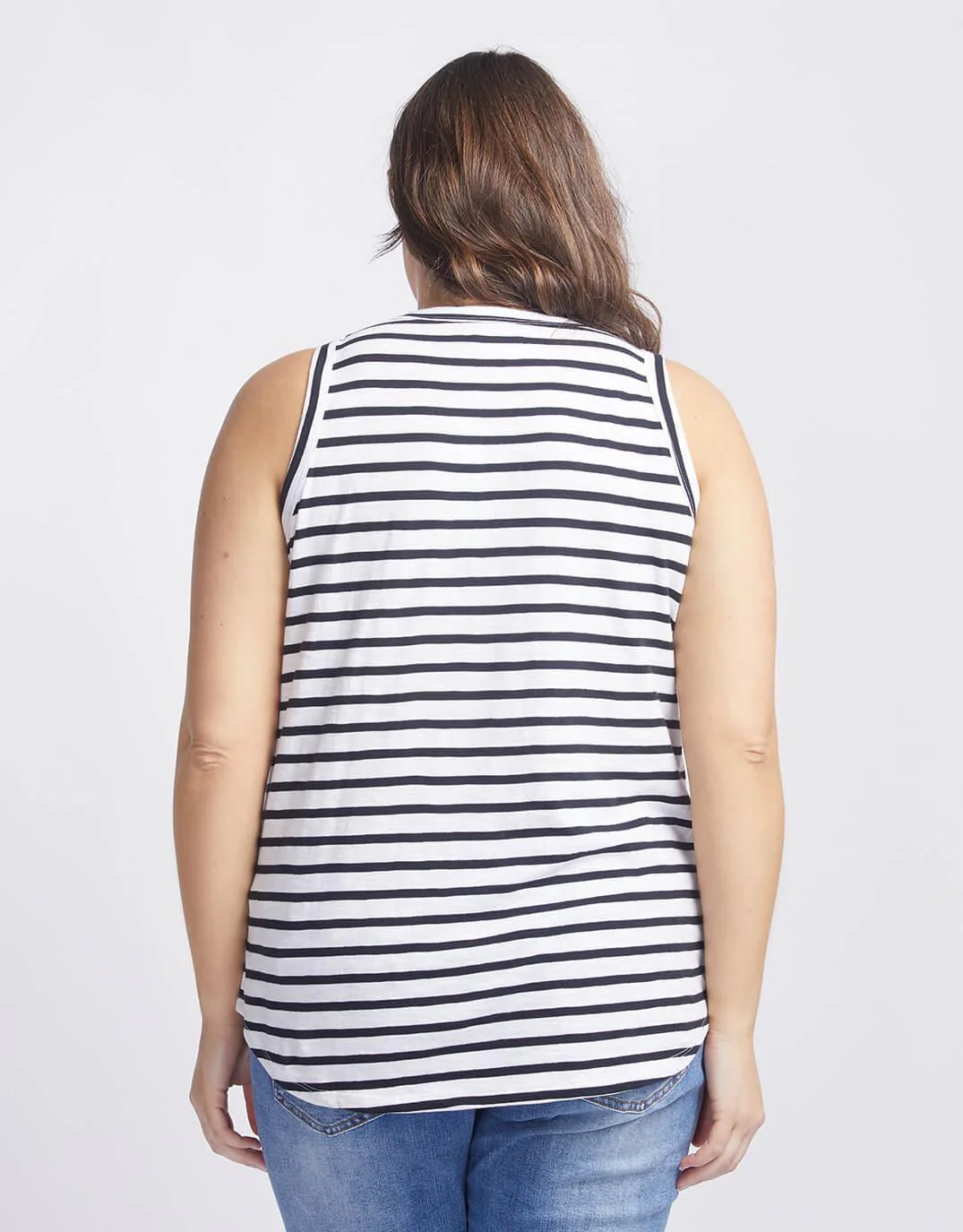 Original Tank - Black/White Stripe - Image 9