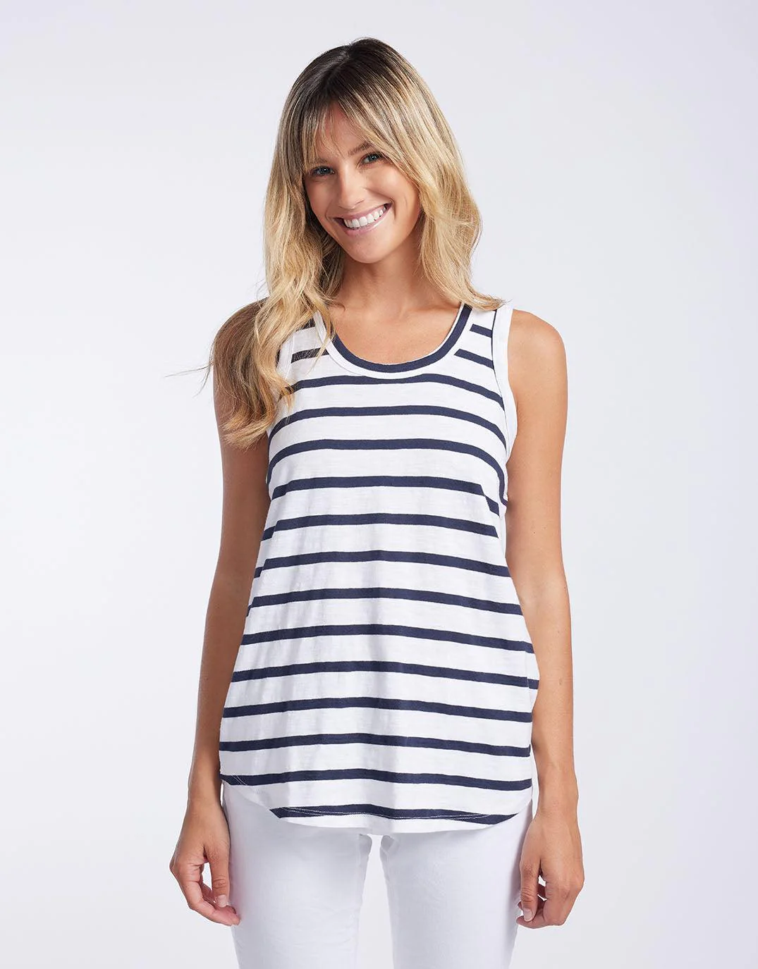 Original Tank - Navy/ White Stripe - Image 7