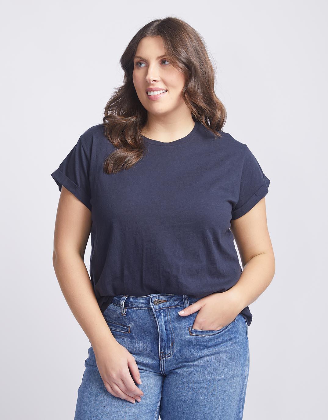 Turn Back T-Shirt - Navy - Image 6