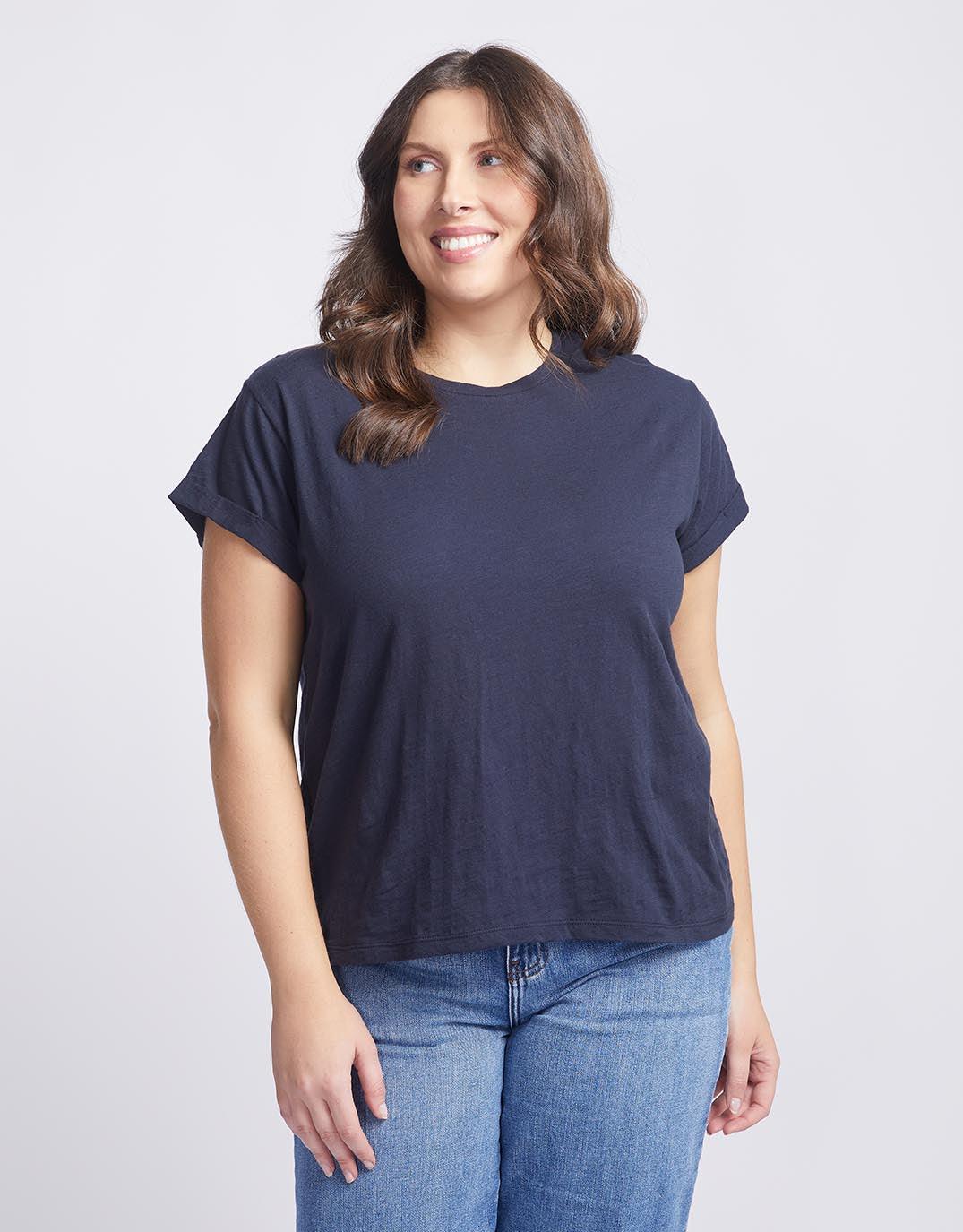Turn Back T-Shirt - Navy - Image 7