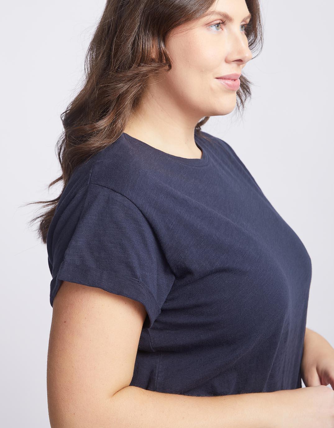 Turn Back T-Shirt - Navy - Image 8