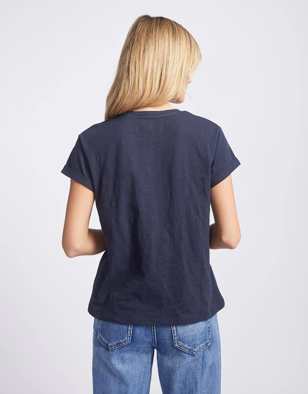 Turn Back T-Shirt - Navy - Image 9