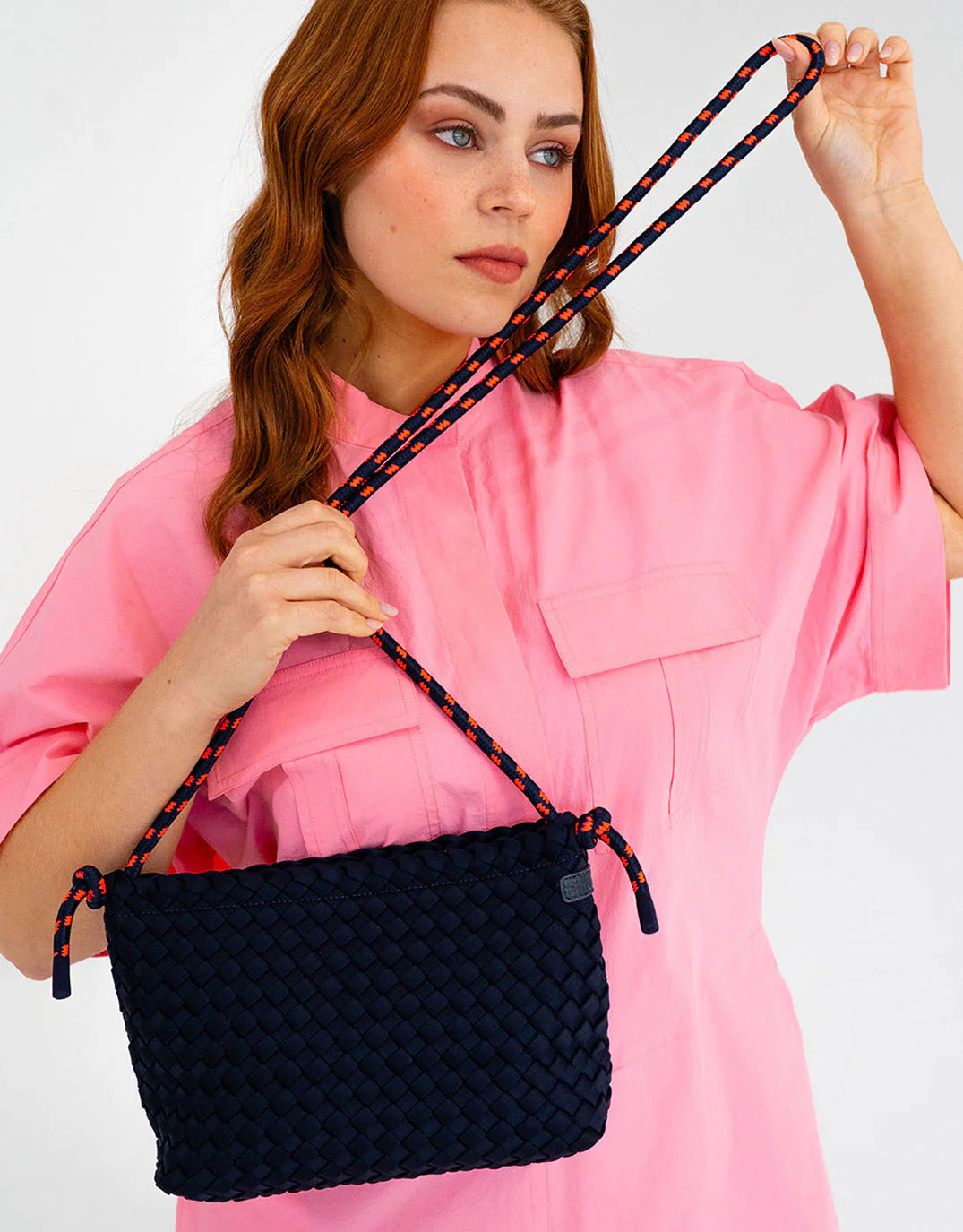 Panama Cross Body Bag - Navy - Image 10
