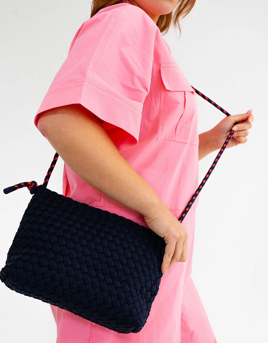 Panama Cross Body Bag - Navy - Image 2