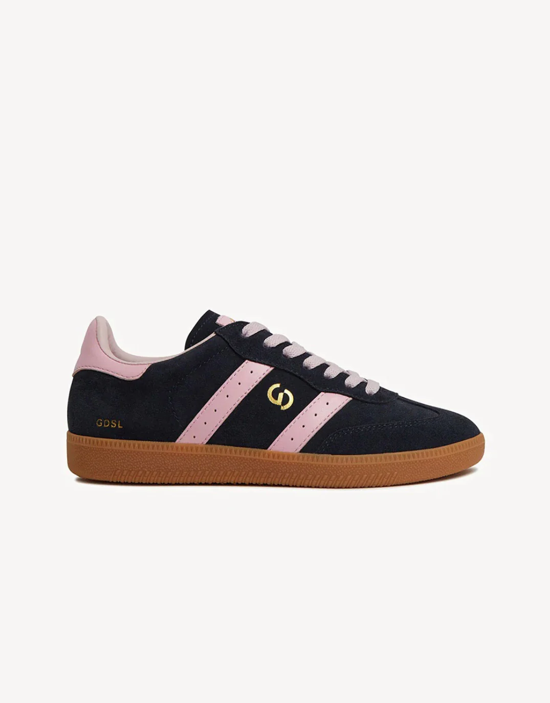 Parallel Suede Sneakers - Navy/Pink - Image 3