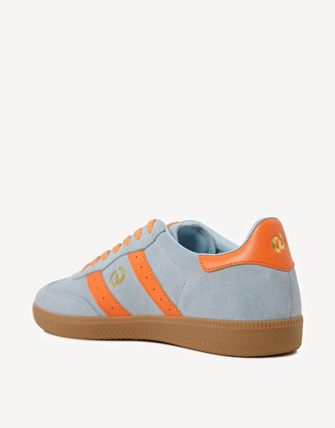 Parallel Suede Sneakers - Pale Blue/Orange - Image 5