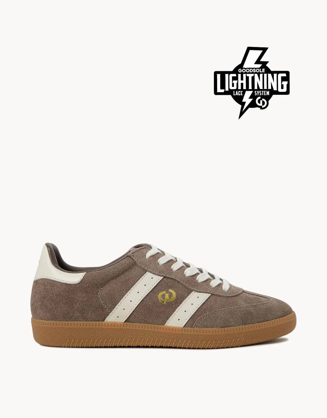 Parallel Suede Sneakers - Walnut Brown/Ivory - Image 6