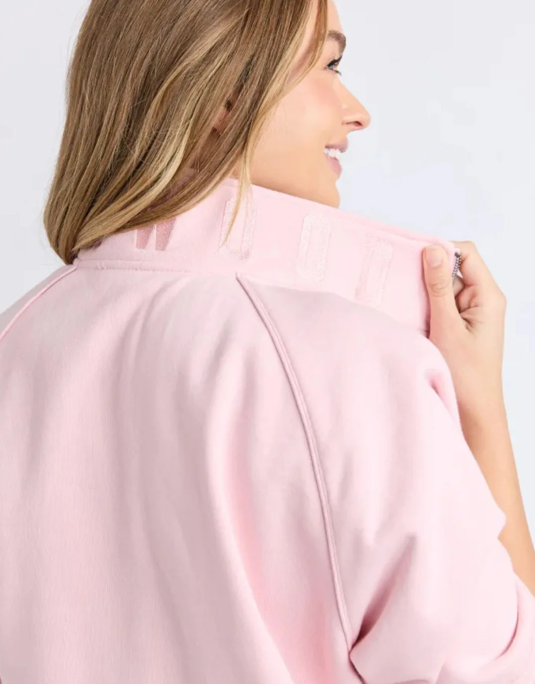 Piped Crew Solid - Pale Pink - Image 5