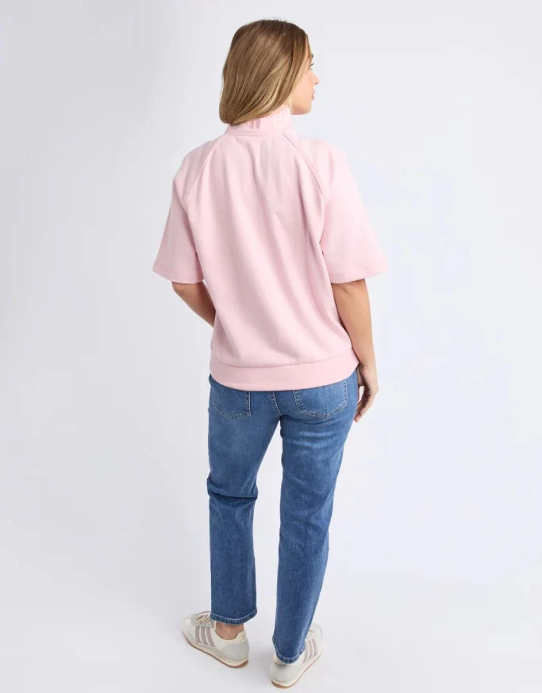 Piped Crew Solid - Pale Pink - Image 6