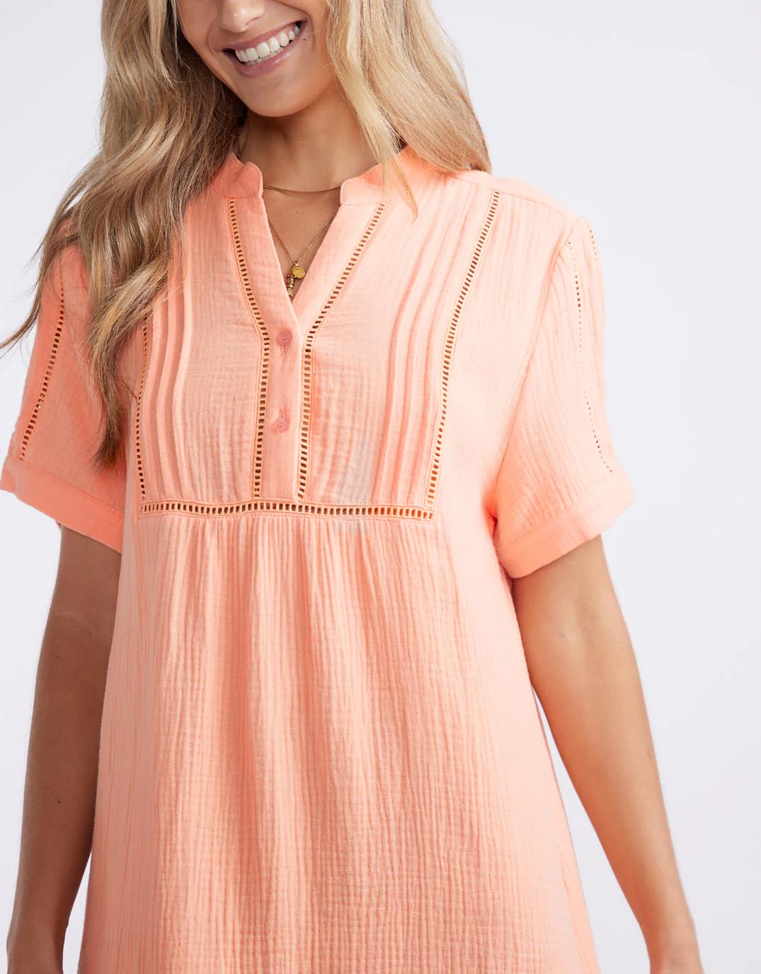Positano Dress - Sorbet Orange - Image 2
