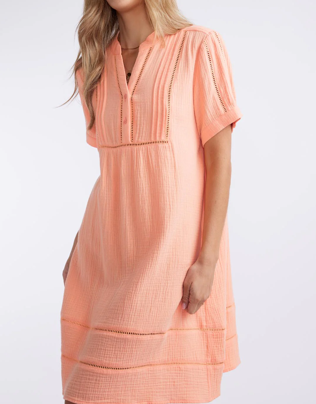 Positano Dress - Sorbet Orange - Image 3