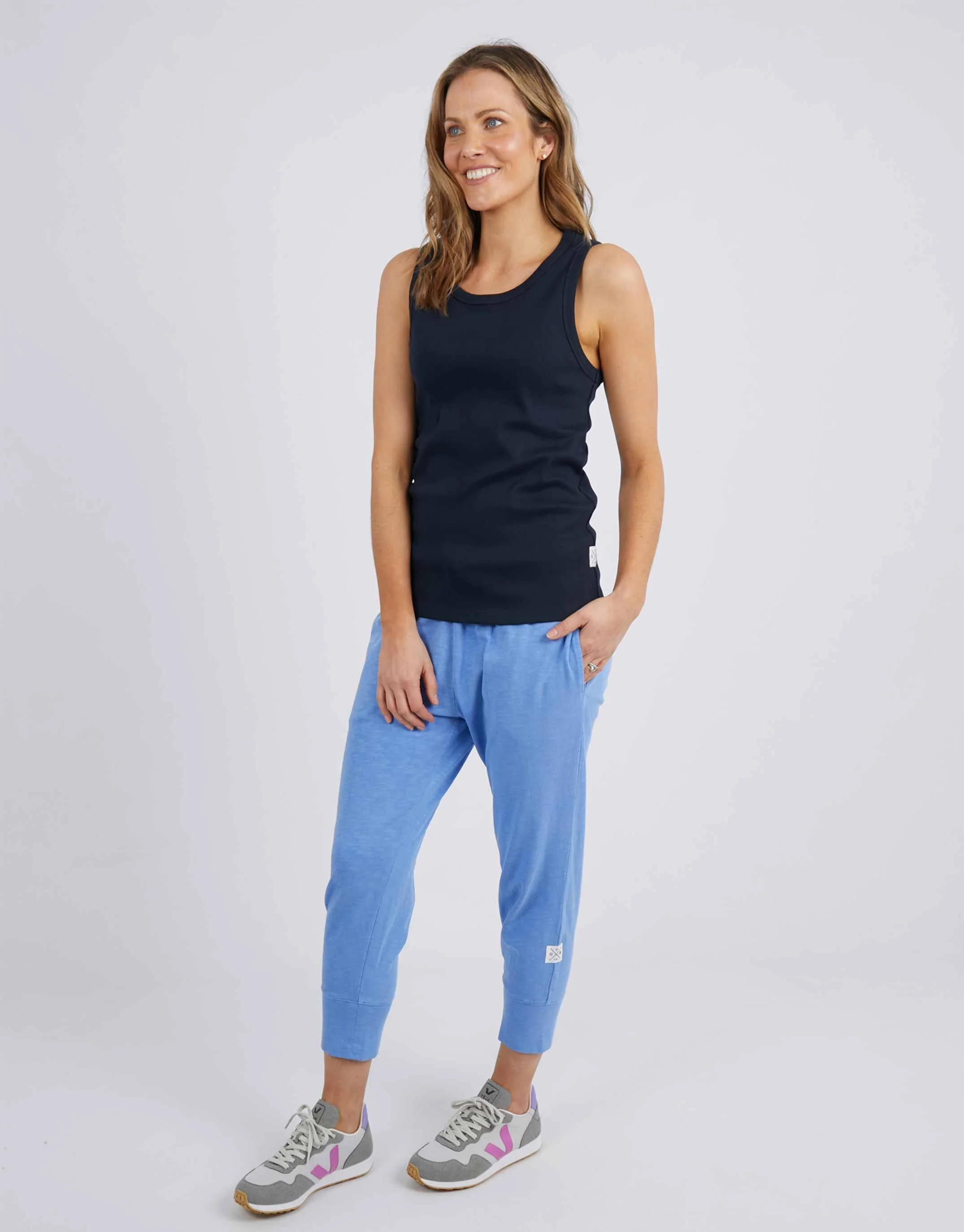 Rib Crew Tank - Dark Sapphire - Image 3