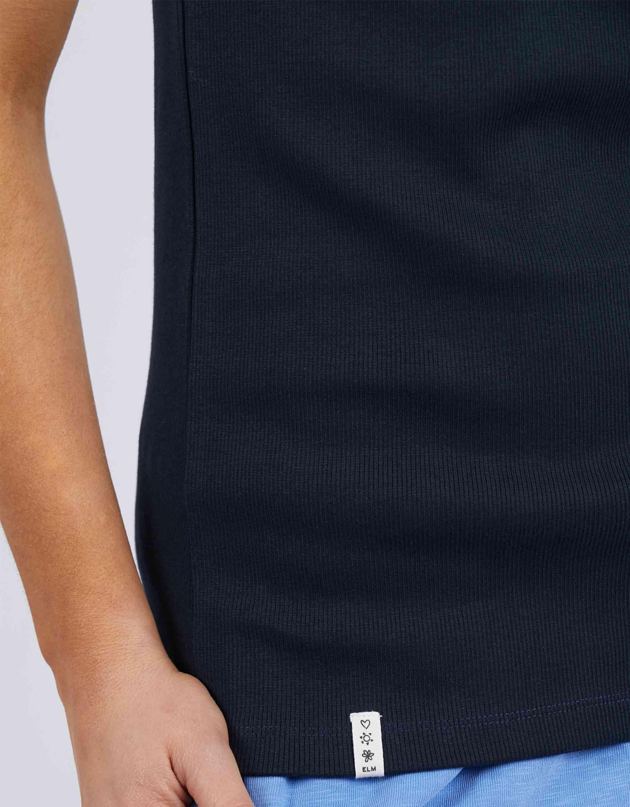Rib Crew Tank - Dark Sapphire - Image 4
