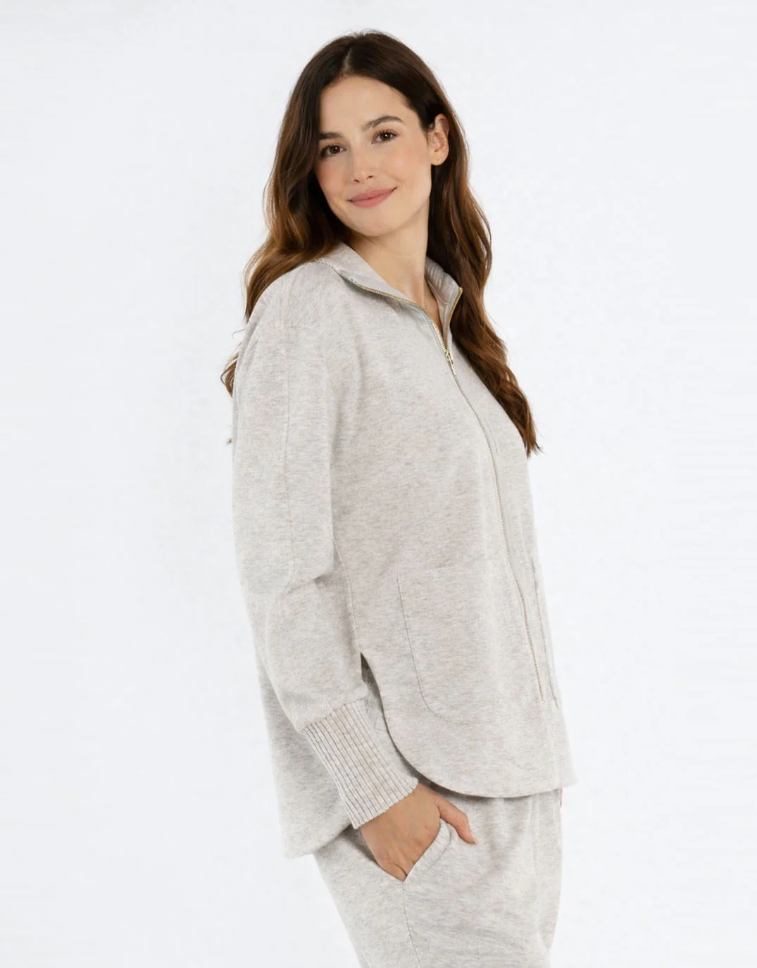 Sabina Sweatshirt - Grey Marle - Image 3