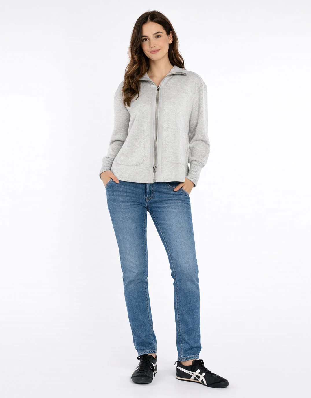 Sabina Sweatshirt - Grey Marle - Image 5