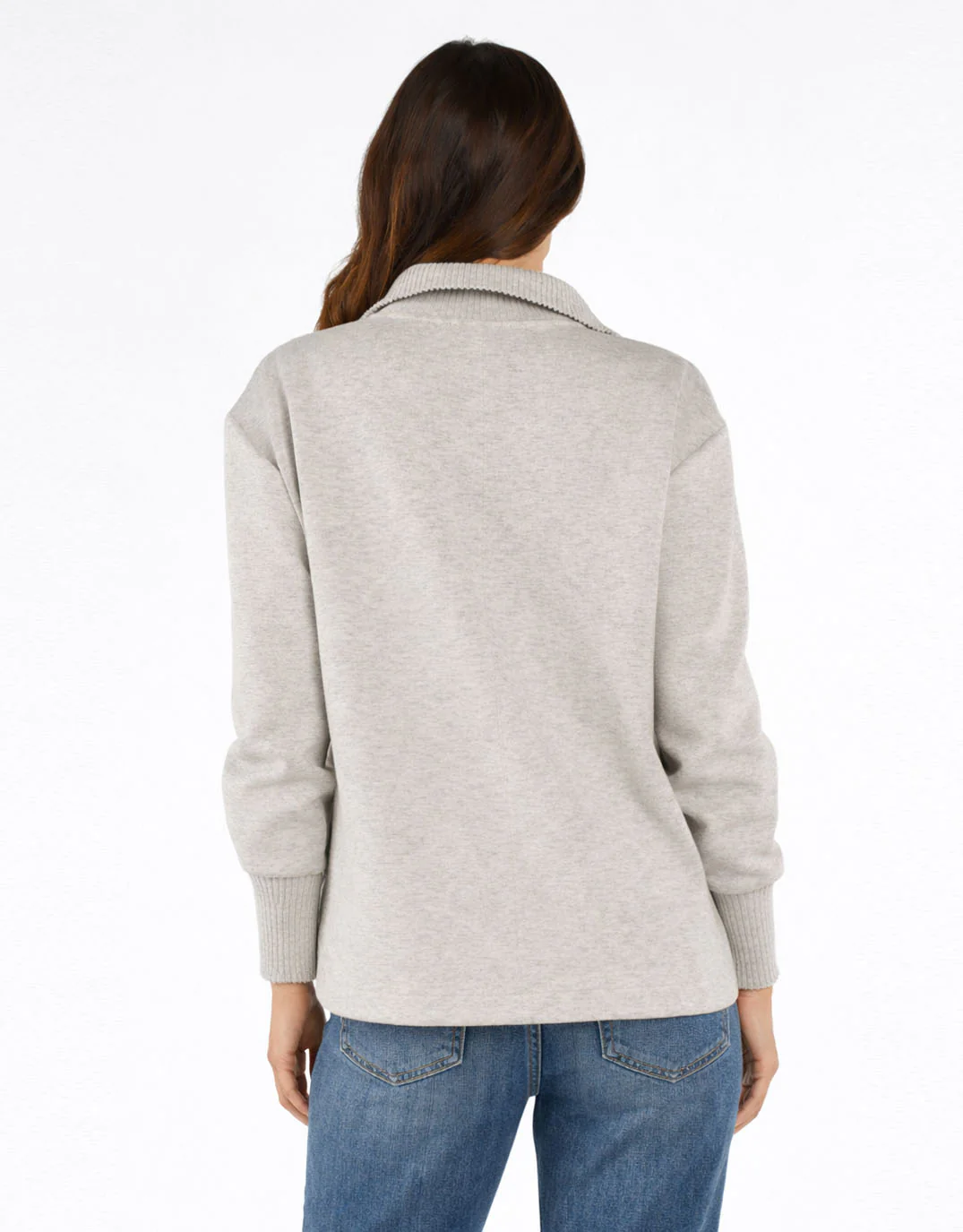 Sabina Sweatshirt - Grey Marle - Image 6