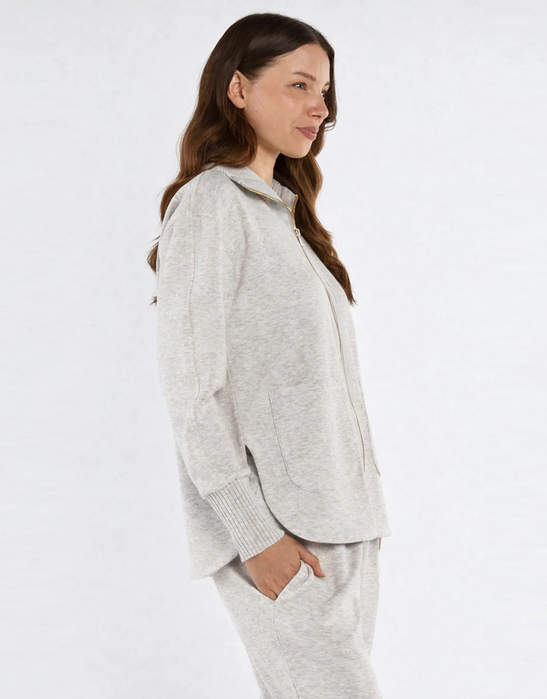 Sabina Sweatshirt - Grey Marle - Image 8